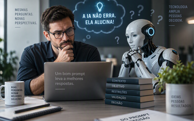 A IA não erra. Ela alucina. E isso muda tudo.