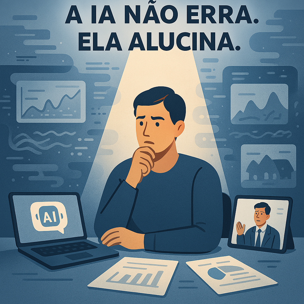 IA não erra, ela alucina