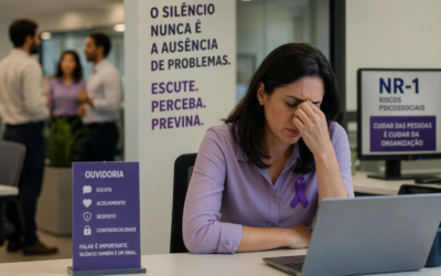 O Silêncio na Ouvidoria: O Risco Invisível na NR1