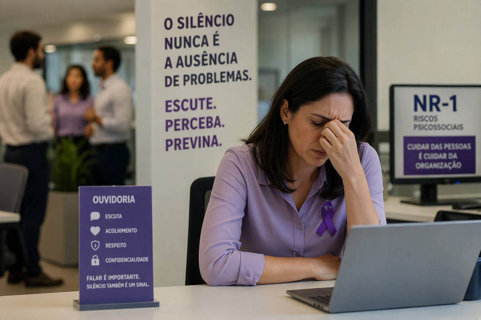O Silêncio na Ouvidoria: O Risco Invisível na NR-1